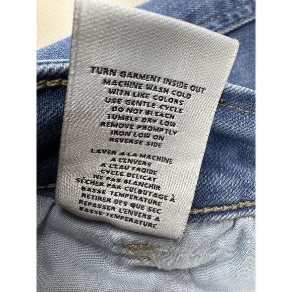 OAT New York Denim Maxi Skirt 10/30 Blue Jean Center Slit Y2K Cowboy Retro Rodeo - Picture 8 of 12